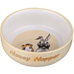Trixie Honey & Hopper Ceramic Bowl