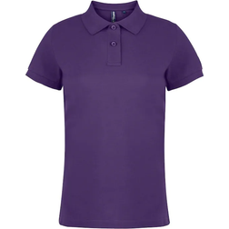 ASQUITH & FOX Women’s Classic Fit Polo Shirt - Purple