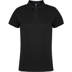 ASQUITH & FOX Women’s Classic Fit Polo Shirt - Black