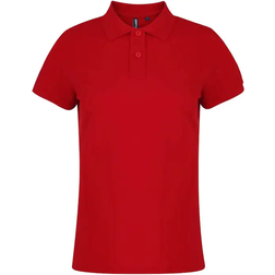 ASQUITH & FOX Women’s Classic Fit Polo Shirt - Red