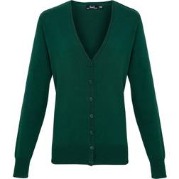Premier Gebreid Vest Met Lange Mouwen - Groen