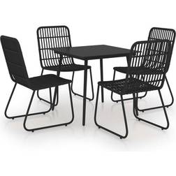vidaXL 3060244 Patio Dining Set, 1 Table incl. 4 Chairs
