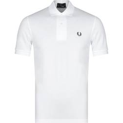 Fred Perry Made in England Polo Shirt - White/Navy