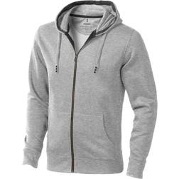 Elevate Arora Hooded Full Zip Sweater - Gray Melange