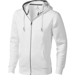 Elevate Arora Hooded Full Zip Sweater - White