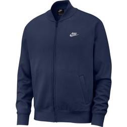 Nike Sportswear Club Fleece Bomber Jacket - Midnight Navy/White