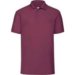 Fruit of the Loom 65/35 Polo Shirt - Burgundy