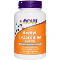 NOW Acetyl-L-Carnitine 500mg 100 Stk.