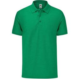 Fruit of the Loom Mens Tailored Polo Shirt - Vert/Rouge/Marron