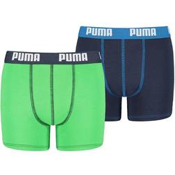 Puma Basic Boy's Boxers 2-pack - Green/Blue (907650-03)