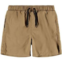 Name It Elastic Waist Swim Shorts - Brown/Kangaroo (13194595)