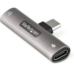 StarTech USB C - 3.5mm/USB C PD M-F Adapter