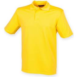 Henbury Coolplus Polo Shirt - Yellow