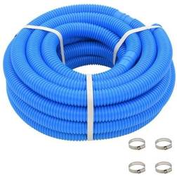 vidaXL Manguera de piscina con abrazaderas azul 38 mm 12 m