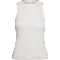 Vero Moda High Neck Sleeveless Top - White/Snow White