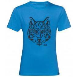 Jack Wolfskin Kid's Brand T-shirt - Sky Blue (1607242_1523_092)