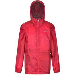 Regatta Kid's Bagley Waterproof Hooded Packaway Walking Jacket -Duchess