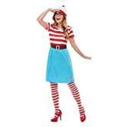 Smiffys Adults Where's Wally Wenda Costume