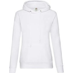 Fruit of the Loom Ladies Classic Hoodie - White