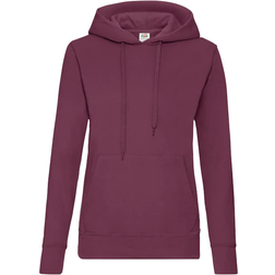 Fruit of the Loom Ladies Classic Hoodie - Burgundy