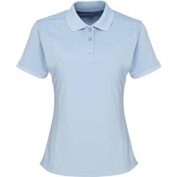 Premier Coolchecker Pique Polo Shirt - Light Blue