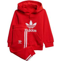 adidas Infant Adicolor Hoodie Set - Red/White (H25219)