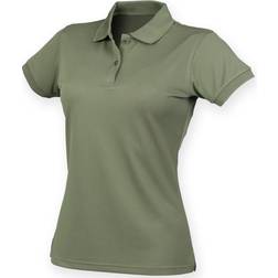 Henbury Ladies Coolplus Polo Shirt - Olive