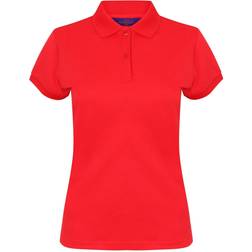 Henbury Ladies Coolplus Polo Shirt - Red