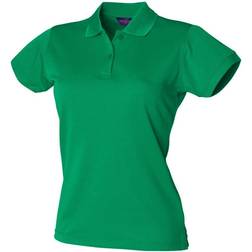 Henbury Ladies Coolplus Polo Shirt - Kelly Green