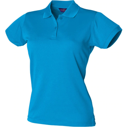 Henbury Ladies Coolplus Polo Shirt - Sapphire Blue