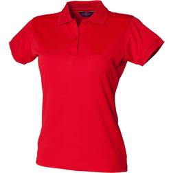 Henbury Ladies Coolplus Polo Shirt - Classic Red