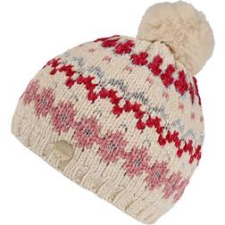 Regatta Kid's Hedy Lux III Fleece Lined Knitted Bobble Hat - Light Vanilla (RKC201-045)