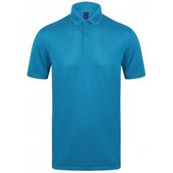 Henbury Stretch Microfine Pique Polo Shirt - Sapphire