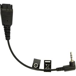 Jabra 8800-00-46 QD - 2.5mm Adapter M-M Black 0.2m