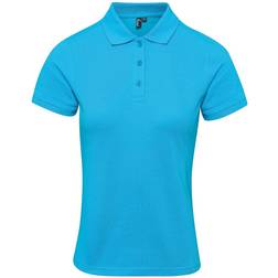 Premier Coolchecker Plus Piqu Polo - Turquoise