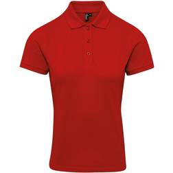 Premier Women's Coolchecker Plus Pique Polo Shirt - Red