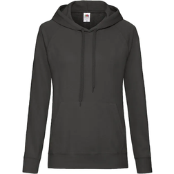 Fruit of the Loom Ladies Lightweight Hoodie - Light Graphite