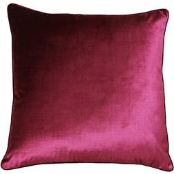 Riva Home Luxe Velvet Cushion Cover Cranberry (55x55cm)