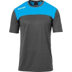 Kempa Emotion 2.0 T-shirt Men - Anthracite/Blue