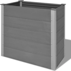 vidaXL Arriate De WPC Gris 100x50x91 cm 50x100x91cm