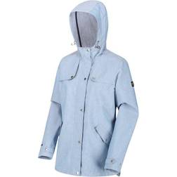 Regatta Women's Bertille Lightweight Hooded Waterproof Jacket - Chambray