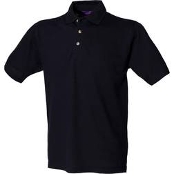 Henbury Classic Plain Polo Shirt - Navy