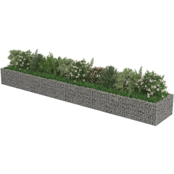 vidaXL Gabion Raised Bed 540x90x50 cm Galvanized Steel 90cm