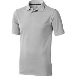 Elevate Calgary Short Sleeve Polo Shirt - Grey Melange