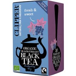 Clipper Organic Blackcurrant Black Tea 40g 20st