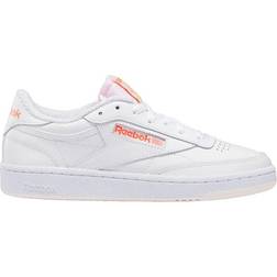 Reebok Club C 85 W - White/Ceramic Pink/Orange Flare