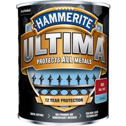 Hammerite Ultima Metal Paint Red 0.75L