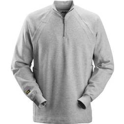 Snickers Workwear Zipped Sweatshirt - Steel Grey