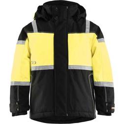 Blåkläder Children's Winter Jacket - Black/Vis Yellow (485819779933)