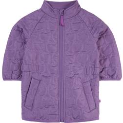Småfolk Thermo Jacket Long with Apple - Purple Heart (11-9570)
